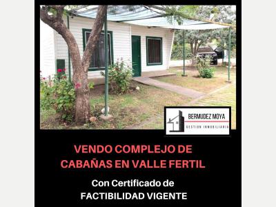 Fincas y Campos Venta San Juan VENDO CABAAS ?CHUNCAY?EN VALLE FERTIL
